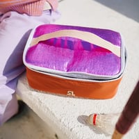 Image 5 of Cooler bag glossy magenta + gravel orange