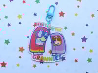 Image 1 of Here Come the Grannies Charm