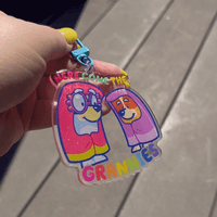 Image 3 of Here Come the Grannies Charm
