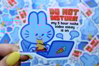 Image 1 of DO NOT DISTURB! Sticker