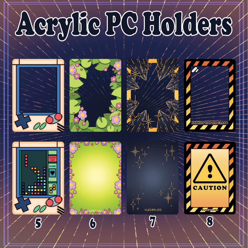 Image of Acrylic Keychain PC Holders