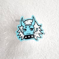 Image 1 of Cyan Oni Punk Phone Grip