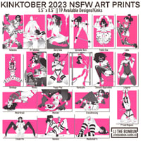 Image 2 of Kinktober 2023: NSFW Mini Prints