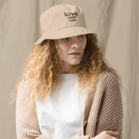 Image 9 of Love Over Hate Organic Bucket Hat