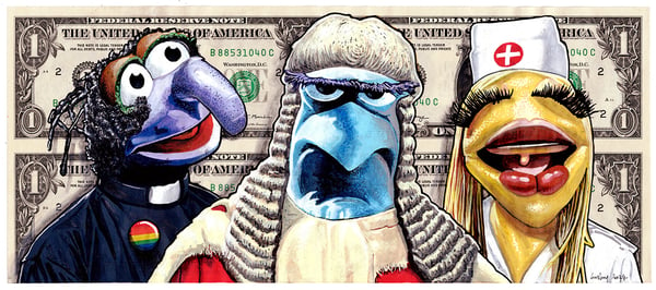 Image of Uncut Dollar Original. More Muppets.