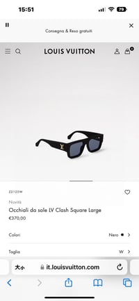 Image 2 of LV Clash Square Sunglasses