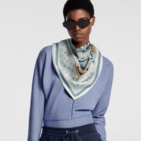 Image 3 of LV Coin Silk Scarf