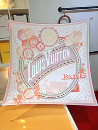 Image 7 of LV Coin Silk Scarf