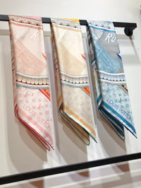 Image 1 of LV Coin Silk Scarf