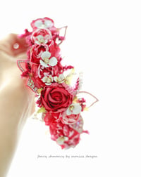 Image 4 of Krista deluxe floral crown