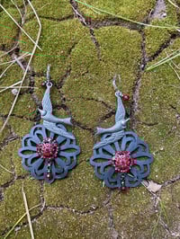 Image 4 of Crimson Enchantress Earrings