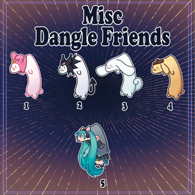 Image of Sanrio + Other Dangle Friends