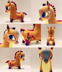 Image 3 of Ribbon Horse 9.5 in. - Tan  (PRE ORDER)