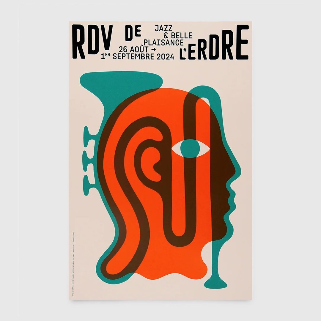 Image of Silkscreen print 60 x 40 cm ‘RDV de l’Erdre 2024’