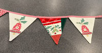 Image 4 of Vintage Christmas Tablecloth Bunting III