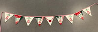 Image 2 of Vintage Christmas Tablecloth Bunting III