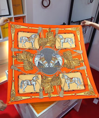 Image 2 of Hermeș Silk Scarf