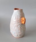 Bud Vase, pinched pottery