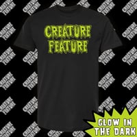 Image 2 of Glow In The Dark Creature Feature Logo T-shirt