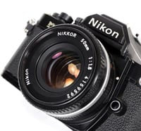Image 11 of Nikon FM2 35mm SLR Film Camera with various lenses (CHROME/BLACK)