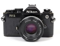 Image 1 of Nikon FM2 35mm SLR Film Camera with various lenses (CHROME/BLACK)