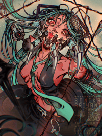 Image 1 of Calne CA / Calcium Hatsune Miku Print