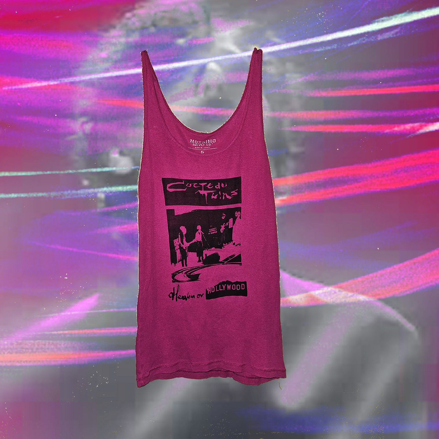 Image of heaven or hollywood (thrashed magenta tank)