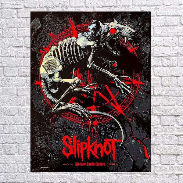 Image of Slipknot "Undead" New York, NY- Foil 