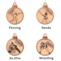 Image 4 of Customizable Hobby Specific Ornaments - Martial Arts Edition