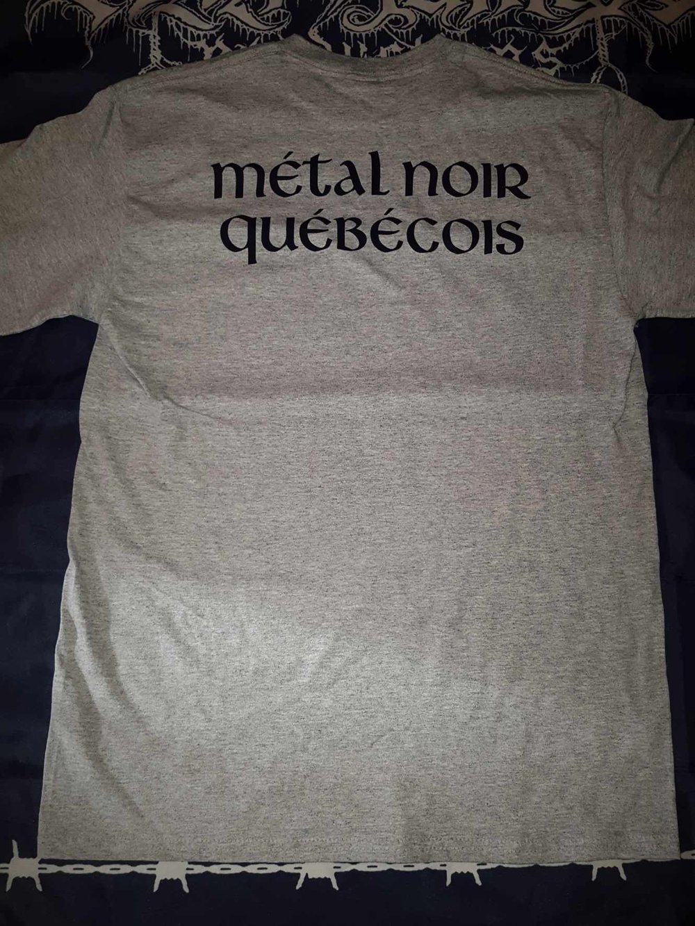 Forteresse "Metal Noir Québecois" - T-Shirt