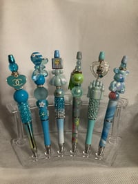 Image 1 of I Got The Blues Beaded Pens