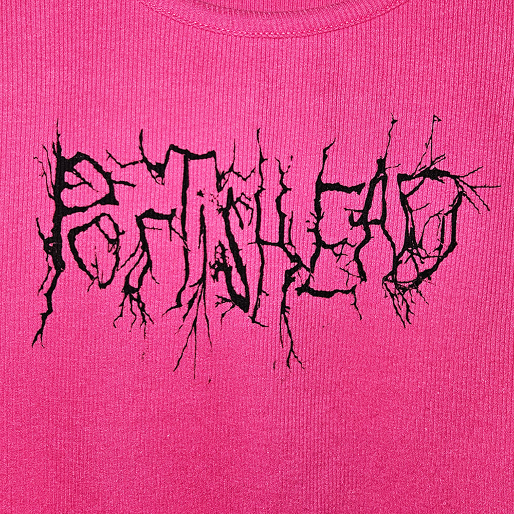 Image of this is the beginning of forever and ever (logo) ((pink tank))