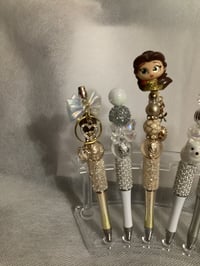 Image 2 of Silver and Gold Beaded Pens