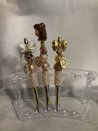 Image 5 of Silver and Gold Beaded Pens