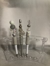 Image 6 of Silver and Gold Beaded Pens
