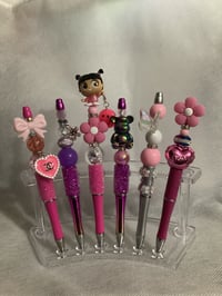 Image 1 of The Purple and Pinks  Beaded Pens