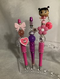 Image 2 of The Purple and Pinks  Beaded Pens