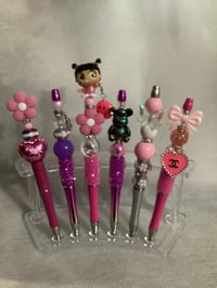 Image 7 of The Purple and Pinks  Beaded Pens