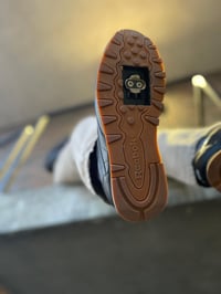 Image 2 of Custom Clipless Reebok Classic Black Shoes 