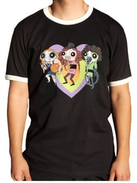 Image 1 of Power Puff Ghouls Ringer T-Shirt