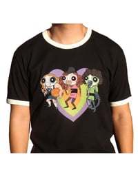 Image 2 of Power Puff Ghouls Ringer T-Shirt