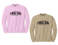 Image 1 of Final Girl University Crewneck Sweater