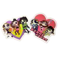 Image 1 of Power Puff Ghouls and Final Puff Girls Stickers