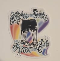 Image 3 of Higher the Sock PRIDE Sticker