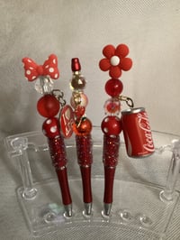 Image 2 of “I See Red”  Beaded Pens