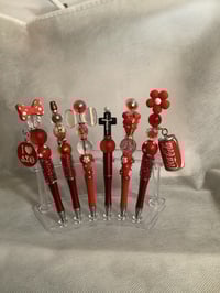 Image 4 of “I See Red”  Beaded Pens
