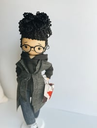 Image 2 of Taj Handmade Linen Doll (PREORDER ITEM-SHIP DATE ON OR BEFORE DECEMBER 9, 2024)