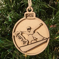 Image 4 of Customizable Hobby Specific Ornaments - Snow & Board Sports Edition