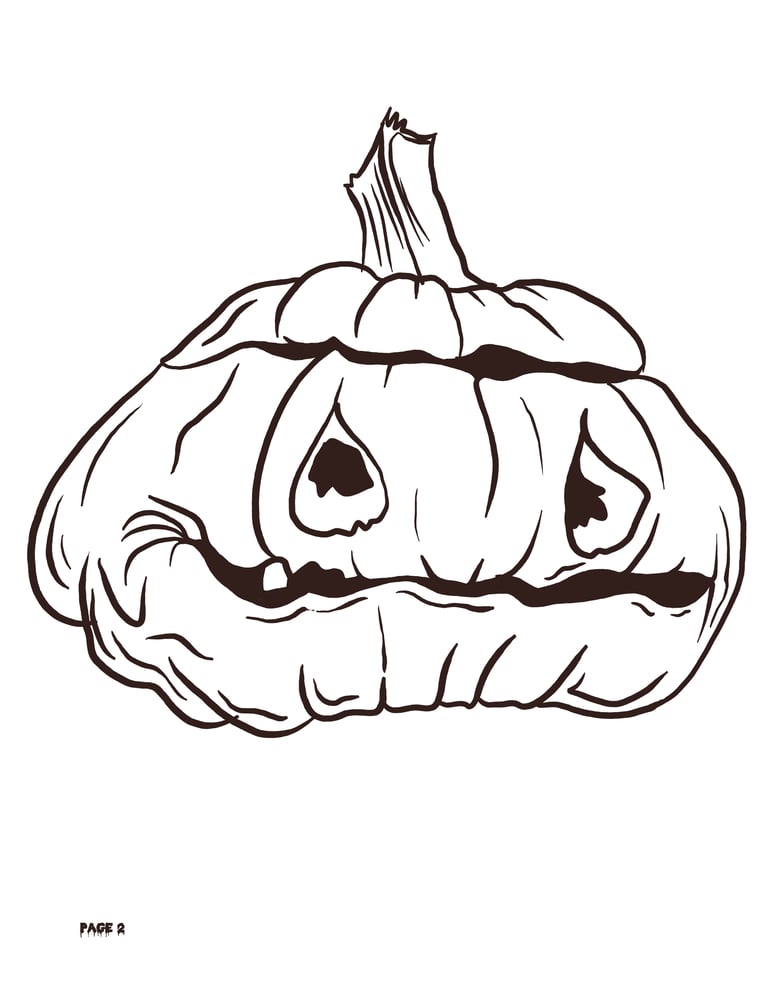 Image of Soraia Halloween Coloring Book - 25 made!