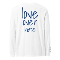 Image 1 of Love Over Hate Long Sleeve Tee